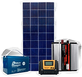 1200W Tv Aydınlatma Güneş Enerjisi Solar Paket