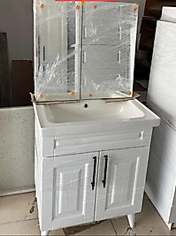 65 Cm Banyo Dolabı Seti (Tamamı Mdf)