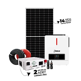 10.2 Kw Güneş Enerjisi Bağ Bahçe Paketi(Montaj Hariç)