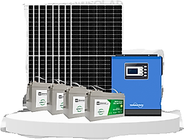 5Kva 5000W Güneş Enerjisi Solar Paketi Jel Akülü